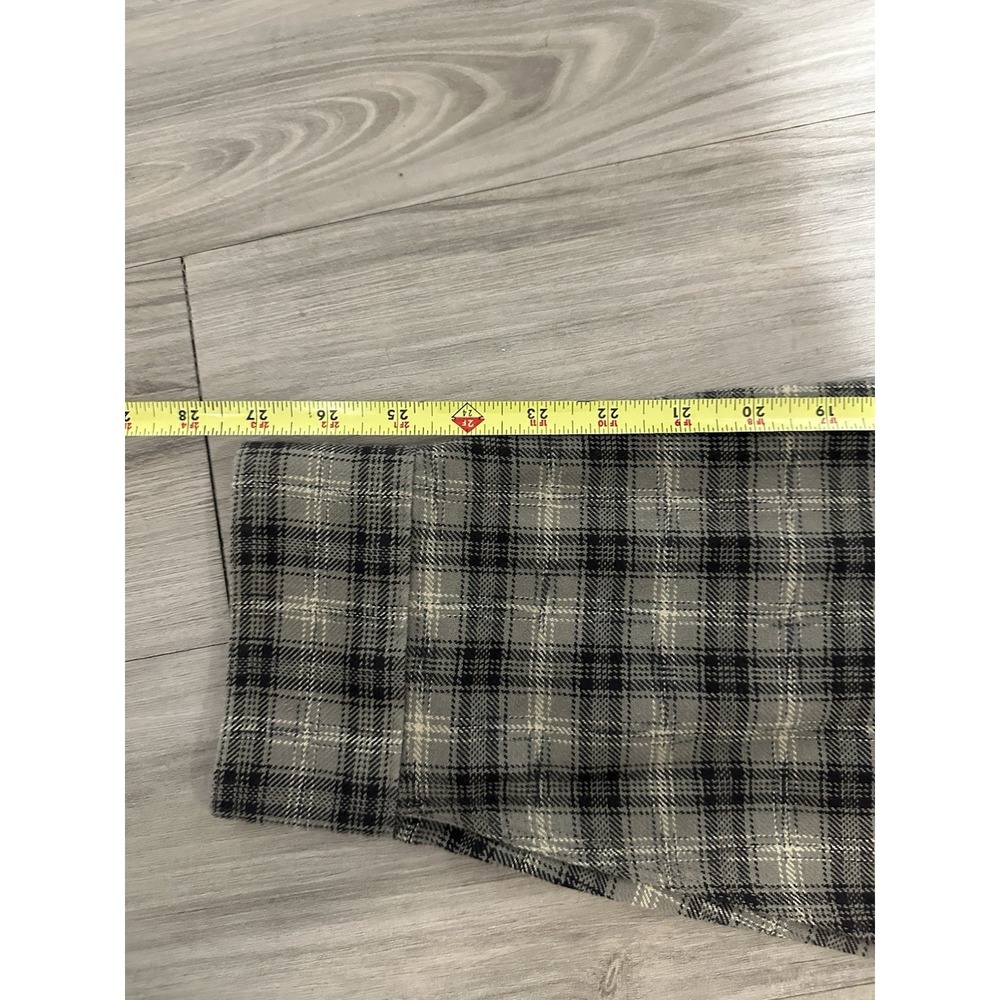 Woolrich Woolen Mills Heavy Men's Gray Plaid Outdoor Cotton Shirt Sz XXL - Picture 14 of 14